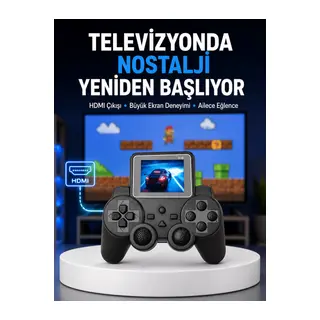 S10 Gamepad HDMI TV Bağlantılı 520 Klasik Retro Oyun 2025 Seri Orijinal Yeni Nesil