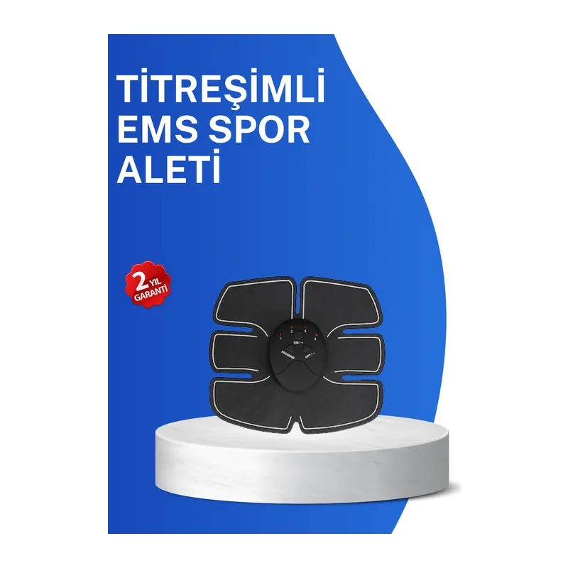 Titreşimli EMS Spor Aleti Karın Kol ve Bacak Kas Yapma Cihazı 2025 Model