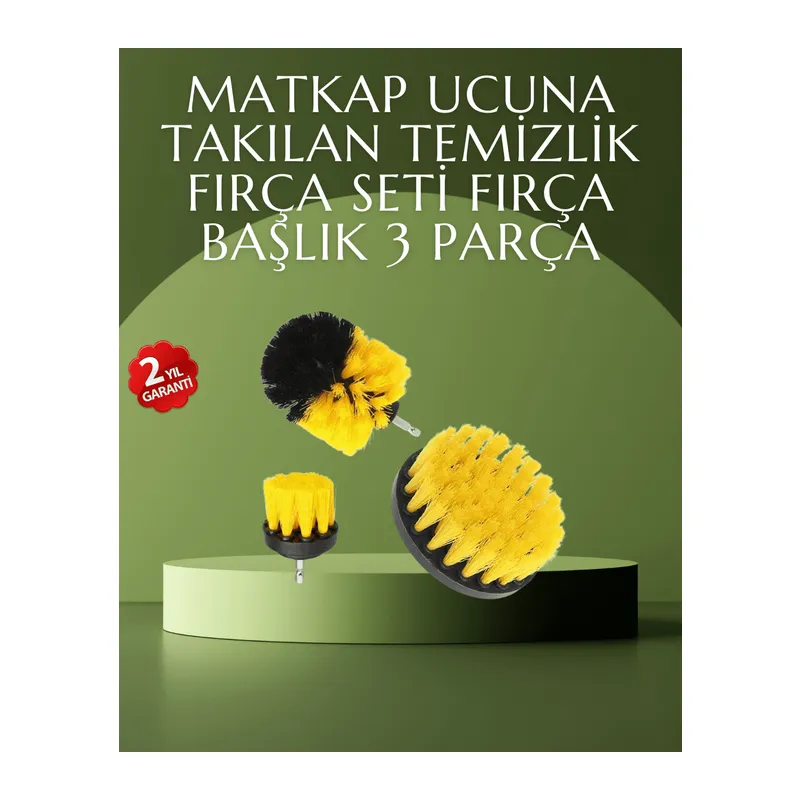 Matkap Ucu Temizlik Fırçası Seti Ev ve Araç İçin