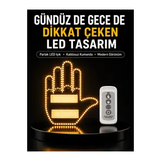 Araç İçin Eğlenceli LED El İşareti Işığı