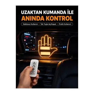 Naylon Bantlı Kolay Montajlı Araç Jest Işığı