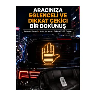 Uzaktan Kumandalı Çok Fonksiyonlu Araç Led Işığı