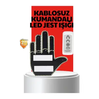 Uzaktan Kumandalı LED Jest Işığı – 3 Farklı Hareket Modu