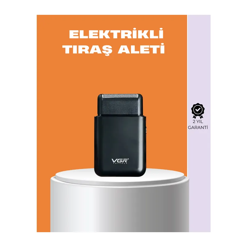 45 Dakika Çalışma Süreli Şarjlı Tıraş Makinesi | ABS Gövdeli