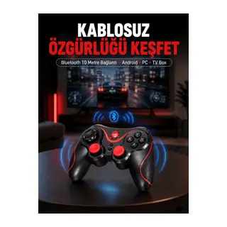 Gelişmiş Kontrol Hassasiyeti Sunan Kablosuz Bluetooth Oyun Kolu
