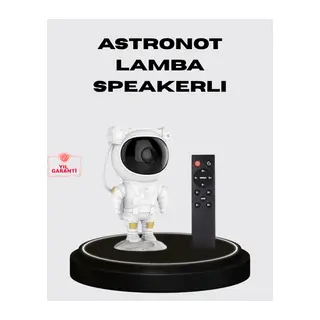 8 Efektli Astronot Galaxy Projektör Uzaktan Kumandalı LED Gece Lambası