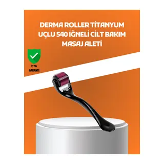 540 İğneli Titanyum Dermaroller Profesyonel Ev Tipi Cilt Yenileme Aparatı