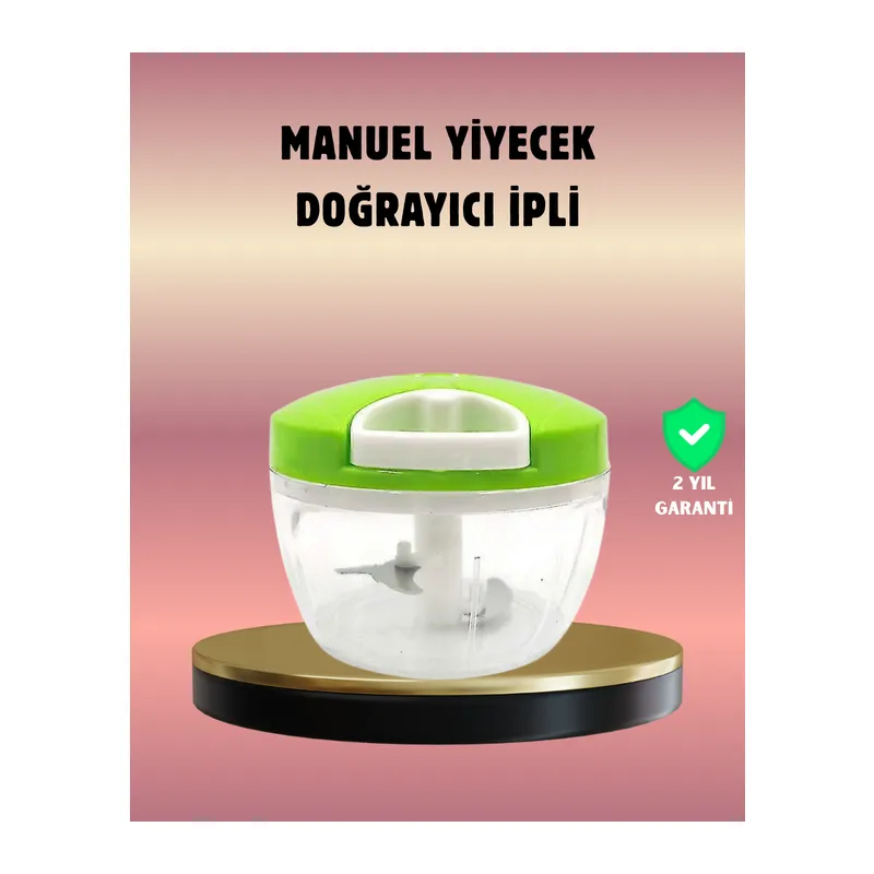 Manuel Mutfak Doğrayıcısı Kolay Temizlenebilir