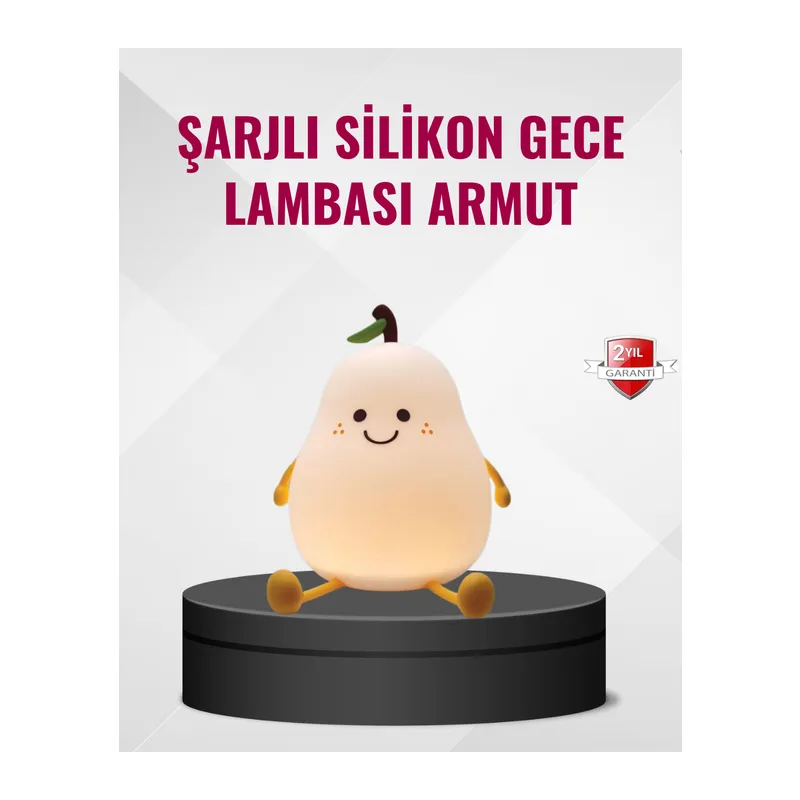 Armut Gece Lambası USB Şarjlı Ayarlanabilir LED Işık