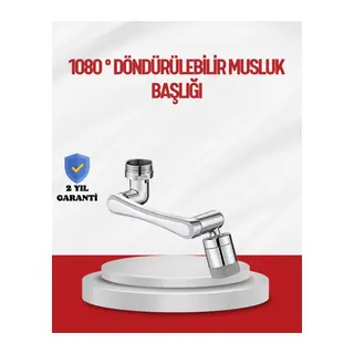 1080° Çok Yönlü Musluk Aparatı Püskürtme ve Köpük Akışlı
