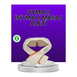 Isıtma Fonksiyonlu Ovmalı Boyun Omuz ve Vücut Masaj Cihazı Rahatlatıcı
