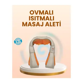 Ovmalı Isıtmalı Masaj Aleti Boyun Omuz Bel ve Ayak İçin Rahatlatıcı Etki