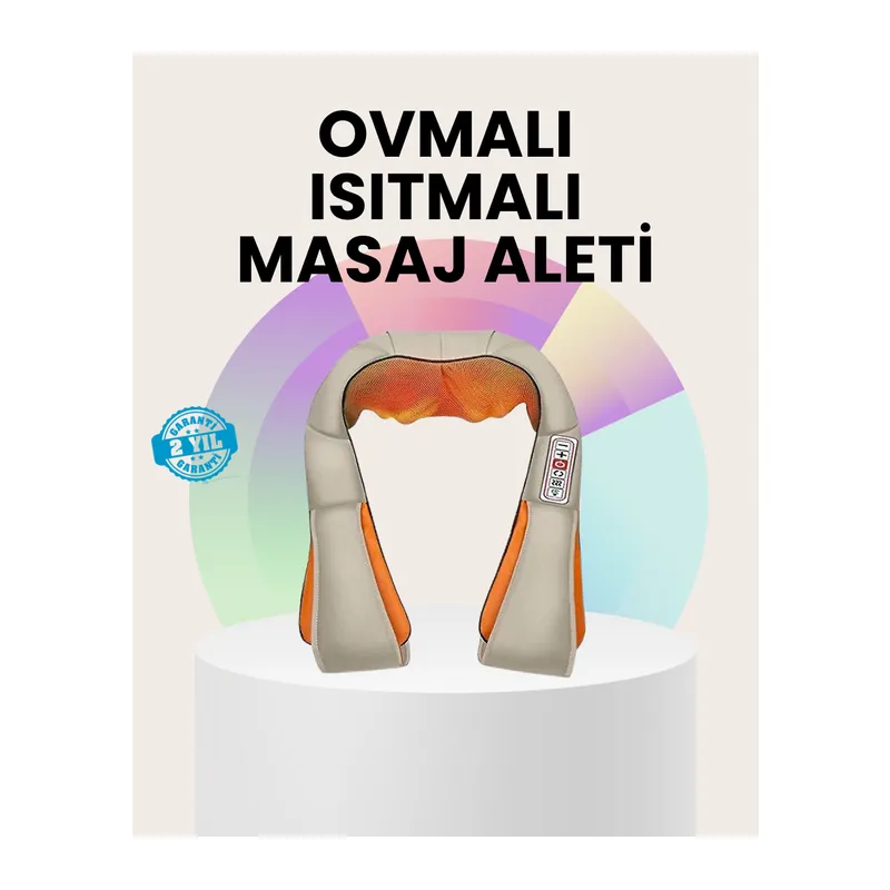 Isıtmalı Ovmalı Masaj Aleti Kas Gevşetici ve Kan Dolaşımı Düzenleyici
