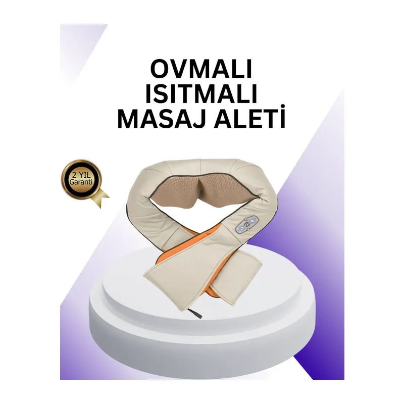 Ovmalı Isıtmalı Boyun Omuz Bel Masaj Aleti Kas ve Eklem Ağrılarına Etkili