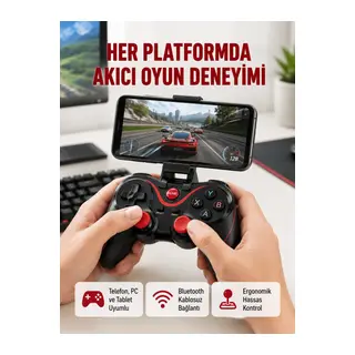Hafif ve Taşınabilir Kablosuz Bluetooth Oyun Konsolu