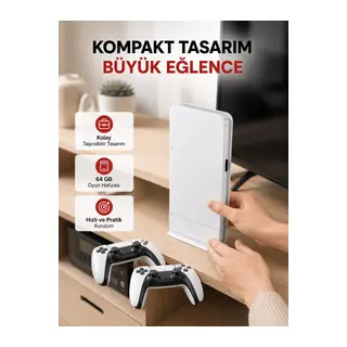 HDMI Çıkışlı Kablosuz 2 Kollu 4K Retro Oyun Kutusu