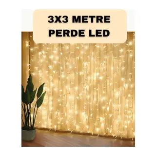 Dekoratif 3x3 LED Perde Işık Şelale Tasarım Enerji Tasarruflu