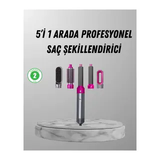 5’i 1 Arada Saç Şekillendirici Set Kuaför Düzeyinde Performans ve Ergonomik Tasarım