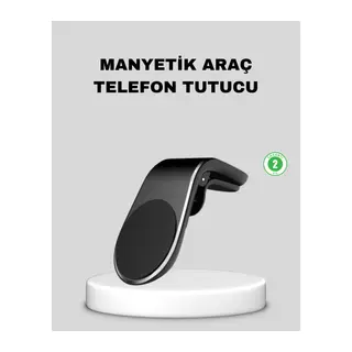 Manyetik Araç Telefon Tutucu 360° Dönebilen ve Sarsıntısız Güçlü Mıknatıslı