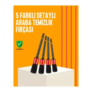 Araba Temizliği İçin 5 Parça Fırça Takımı