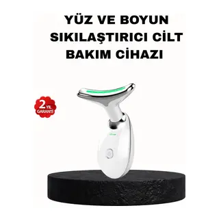 EMS Mikro Akım Yüz ve Boyun Sıkılaştırıcı Cihaz 7000 VPM Titreşim Isı Terapili