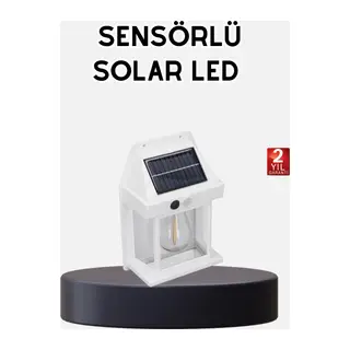 Solar Sensörlü Dış Mekan Lamba 3 Işık Modlu ve IP65 Dayanıklı