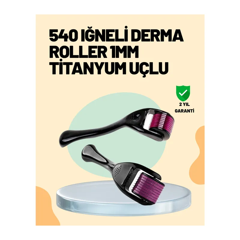 Cilt Yenileyici Derma Roller – Mikro İğneli Bakım Aracı