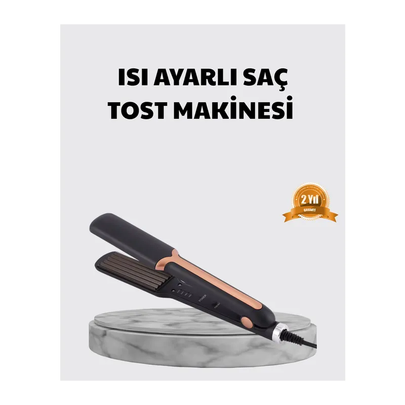 Tost Model Saç Şekillendirici Hızlı Isınan Isı Ayarlı