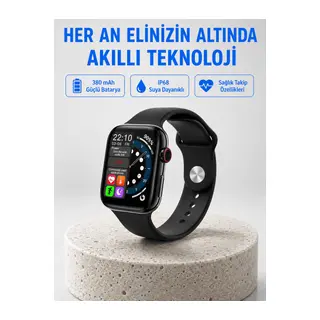 Yüksek Çözünürlüklü 1.9" Akıllı Saat – 5-6 Gün Aktif Kullanım, Şık ve Modern Tasarım