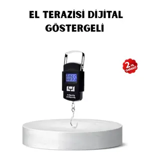 Portatif Dijital El Kantarı – Bavul, Kargo ve Paket Tartı Cihazı 50 Kg