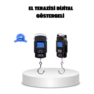 Dijital El Kantarı – 50 Kg Taşıma Kapasiteli, Taşınabilir Hassas Tartı