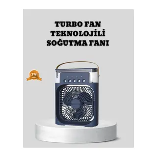 Sessiz Çalışan Turbo Fan Güçlü Hava Akışlı Masa Üstü Vantilatör