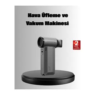 Çok Fonksiyonlu Şarjlı Hava Üfleme ve Vakum Makinesi