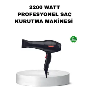 Profesyonel Saç Kurutma Makinesi – AC Motor, Soğuk Üfleme, 2 Hız Kademesi