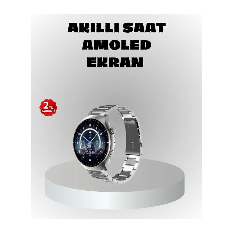 NFC Destekli Akıllı Saat – Kablosuz Şarj & Sesli Arama Özelliği