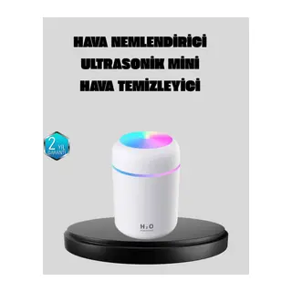 Taşınabilir USB Mini Nemlendirici – LED Aydınlatmalı, Çift Püskürtme Modu