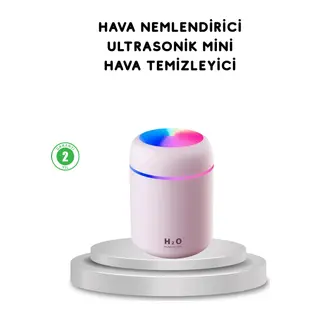 USB Bağlantılı LED Işıklı Hava Nemlendirici – Sessiz ve Kullanıcı Dostu Tasarım