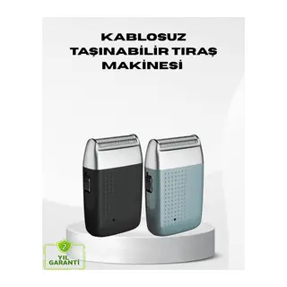 Kablosuz Şarjlı Sakal Tıraş Makinesi – Kuru Kullanım, Uzun Pil Ömrü