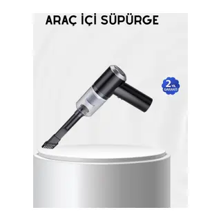 Kablosuz El Süpürgesi – Araç İçi Temizlik İçin 5500PA Güçlü Emiş, USB Şarjlı