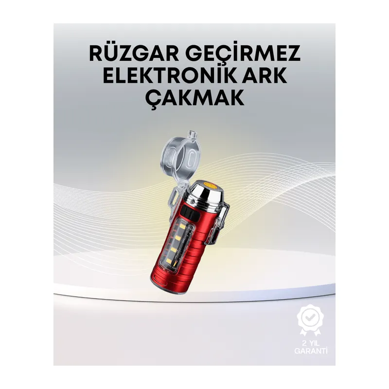 USB Şarjlı Suya Dayanıklı Elektrikli Çakmak