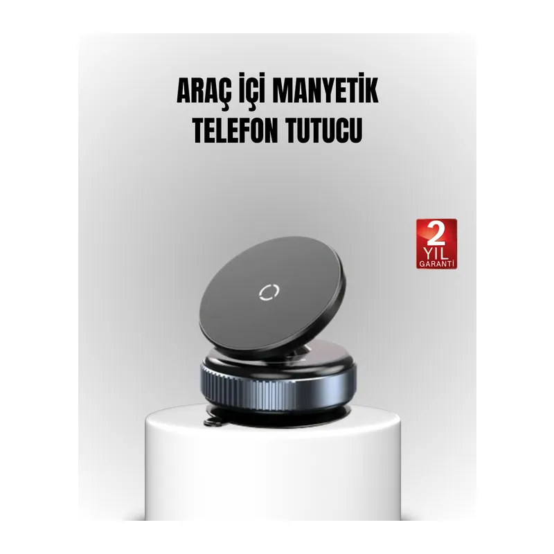 Vakum Adsorpsiyonlu Manyetik Telefon Tutucu Güçlü N52 360° Evrensel Uyumluluk