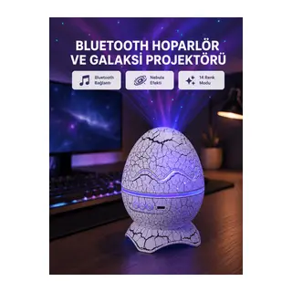 Dinozor Yumurta Gece Lambası Projektör – 14 Renk Seçeneği