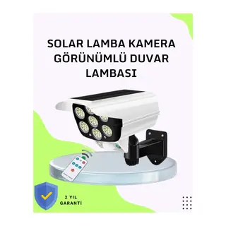 3 Modlu Güneş Paneli Aydınlatmalı Dış Mekan Güvenlik Işığı – IP65 Su Geçirmez, PIR Sensörlü