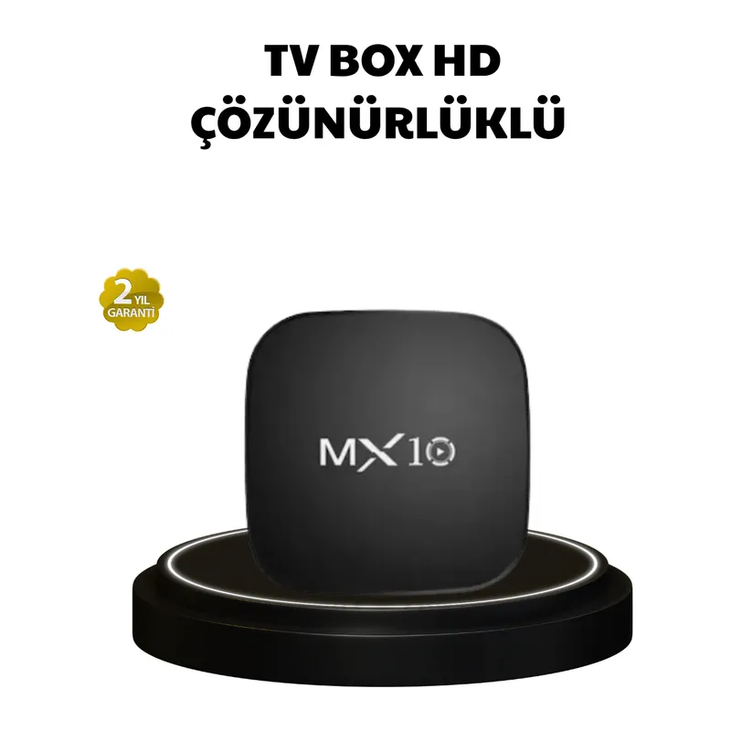 MX Box S 4K Android TV Box – Google Asistan, Dolby Ses, 8 GB Hafıza, Chromecast Desteği