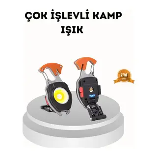 Şarj Edilebilir Çok Amaçlı Mini Fener – Güvenlik Düdüklü, Kompakt ve Hafif Tasarım