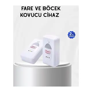 Fare, Sivrisinek ve Böcek Kovucu Ultrasonik Cihaz – Güvenli ve Kimyasalsız Çözüm