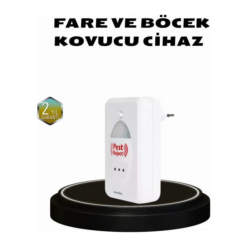 Ultrasonik Böcek ve Fare Kovucu – Doğa Dostu, Sessiz ve Etkili Savunma