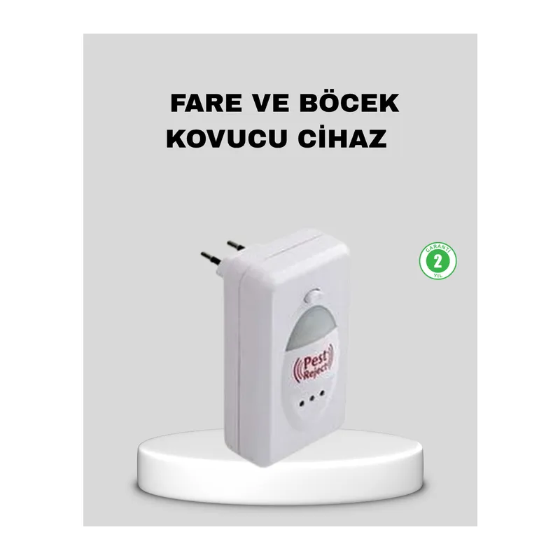 Ultrasonik Haşere Kovucu Cihaz – Sessiz, Kimyasalsız ve Etkili Koruma