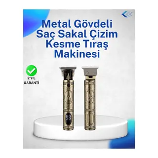 Dayanıklı Çelik Kafa ve Güçlü Motorlu Saç Sakal Makinesi