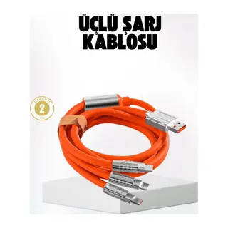 Hızlı Şarj Uyumlu Şarj Kablosu – Esnek Yapı, Güçlü Bağlantı, Yüksek Performans